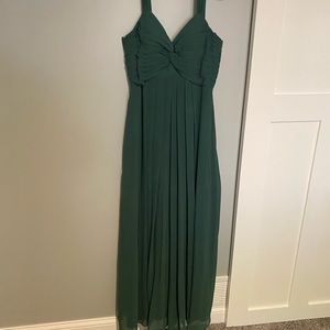 Azazie Kaitlynn Dark Green Size A14